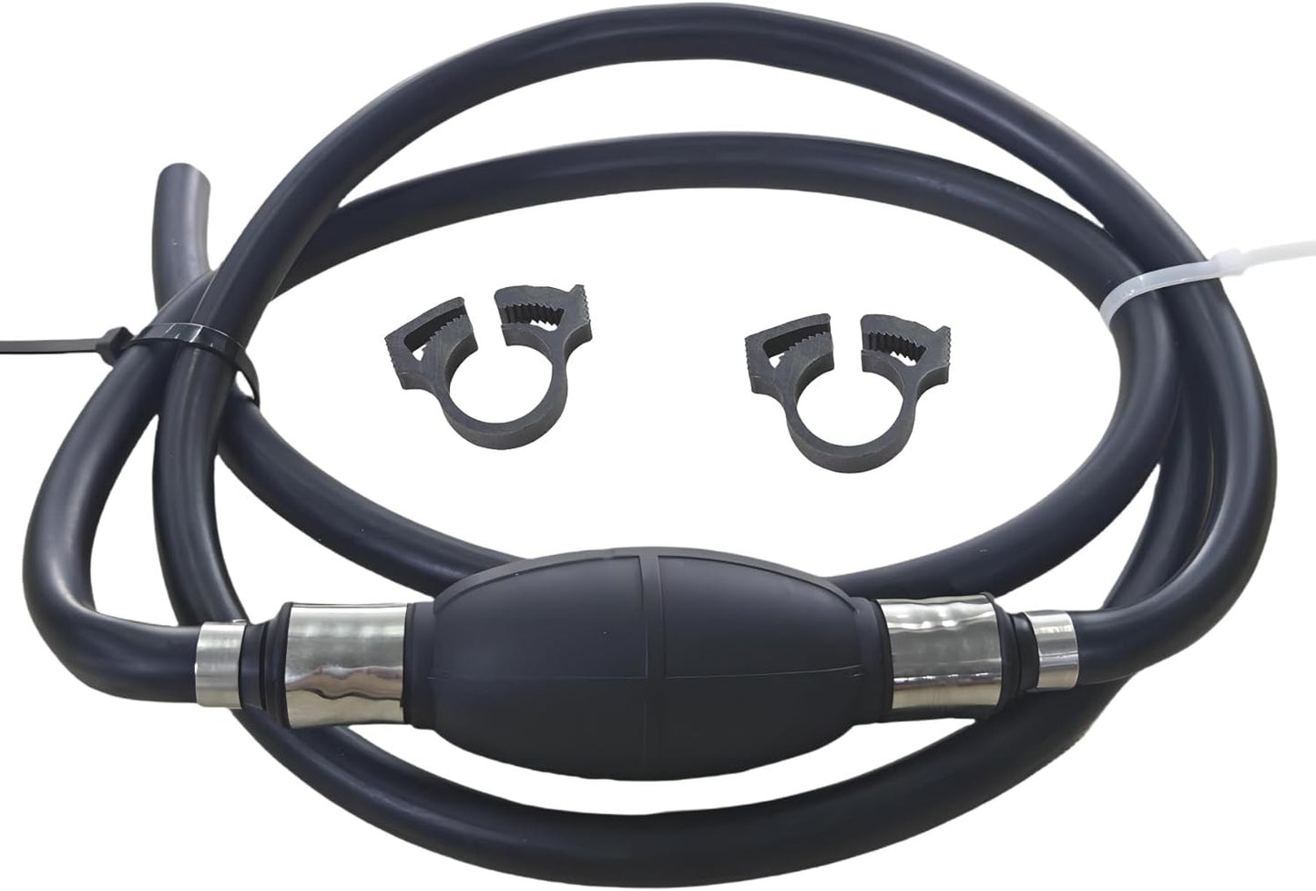 Gas Hose Fuel Line Assembly with Primer Bulb for Outboard Boat (Universal)