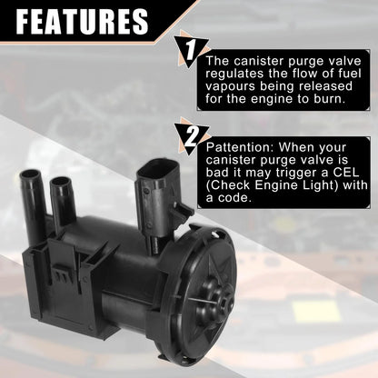 Vapor Canister Solenoid Purge Valve for Chrysler PT Cruiser, Dodge (2001-2010)