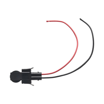Black ABS Material / Bulb Socket Cable Adapter Lamp Holder Connector for Golf