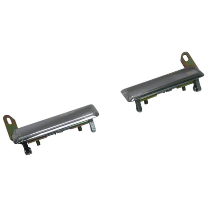 Set of 2 Chrome Outer Door Handles for Toyota Landcruiser 40 Series (1951–1984)