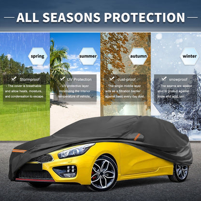Waterproof Car Cover for Kia Cee'd (2007–2018) - PEVA, Zipper