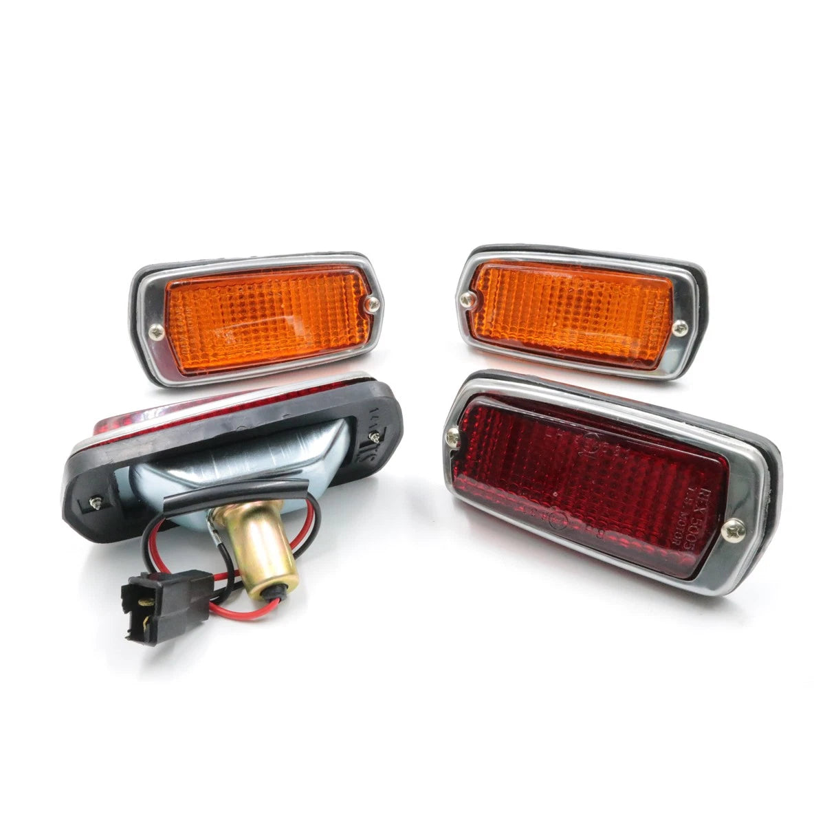 Set of 2 Side Marker Lamps for Nissan Datsun 510 1600 120Y B210 240Z