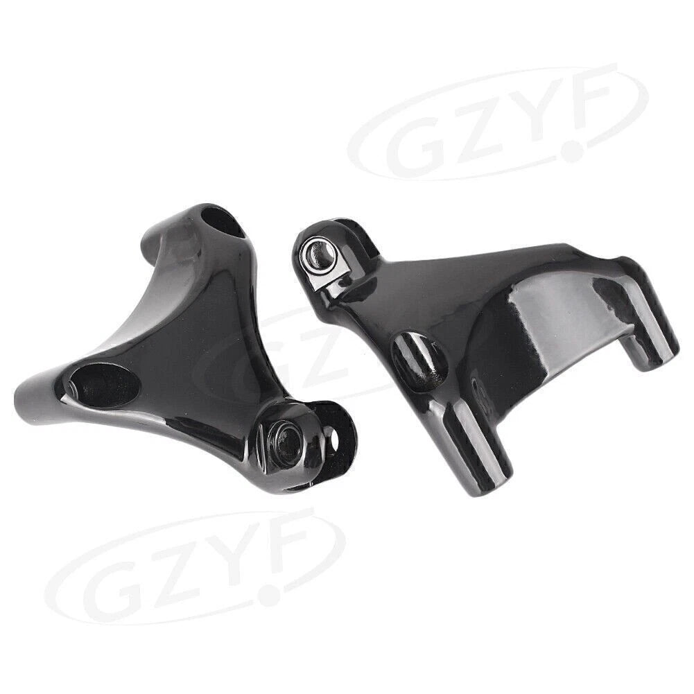 2X Passenger Rear Foot Pegs for Harley X350 (2023–2023) Black