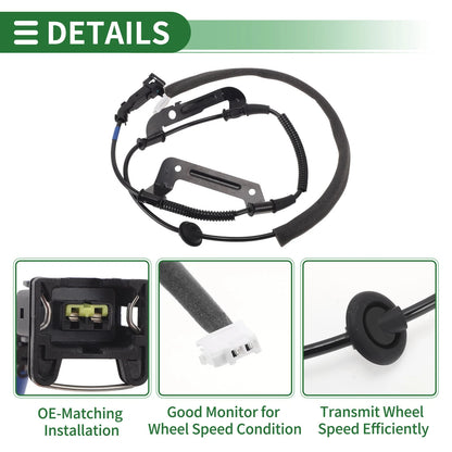 ABS Wheel Speed Sensor No. 919200W000 for Hyundai Santa Fe (2013–2018)