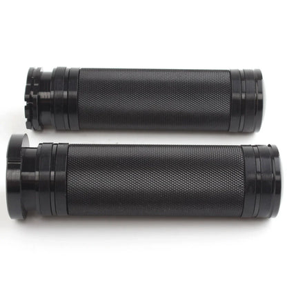 CNC Handlebar Grips for Harley Sportster, Dyna, Softail, Touring, Fatboy