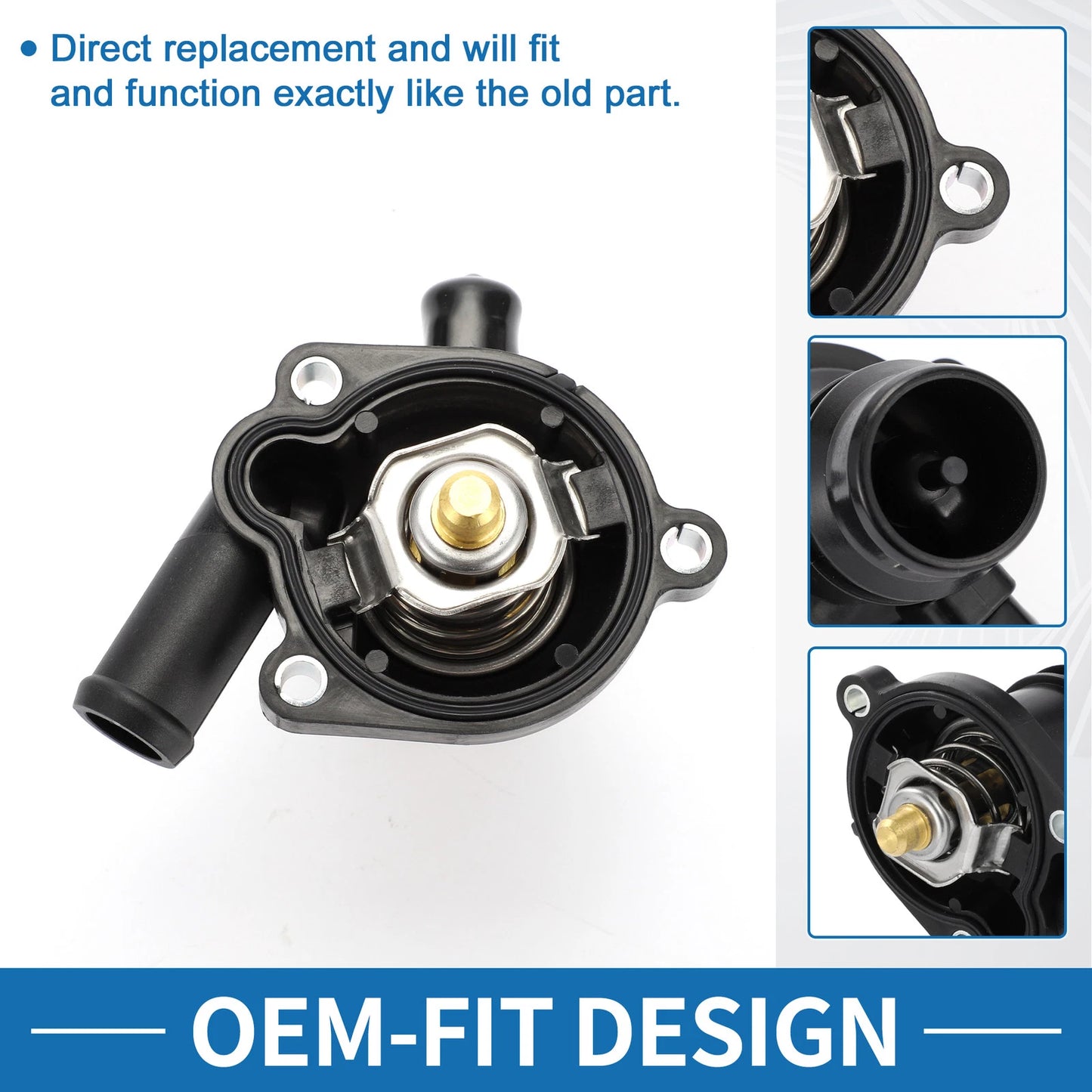 Engine Coolant Thermostat Housing Assembly for Chevrolet Cruze (2011–2016)
