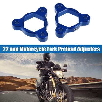 2X Fork Preload Adjusters for Motorcycle (Universal)