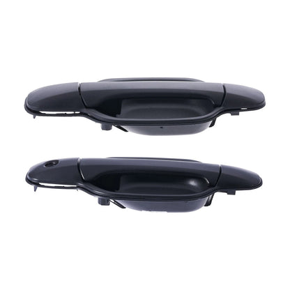 2pc Outer Door Handle Black for Isuzu D-Max (2006–2012)