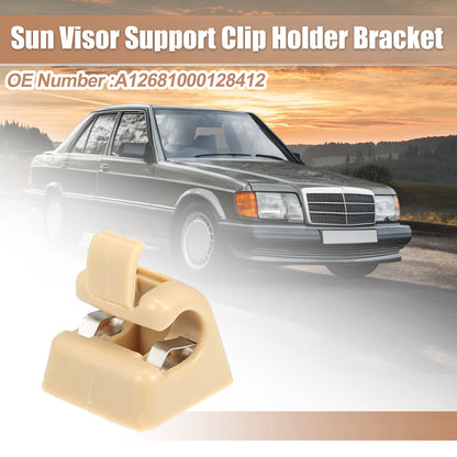 Sun Visor Support Clip Retainer No.A12681000128412 for Mercedes-Benz W201 (1982–1993)