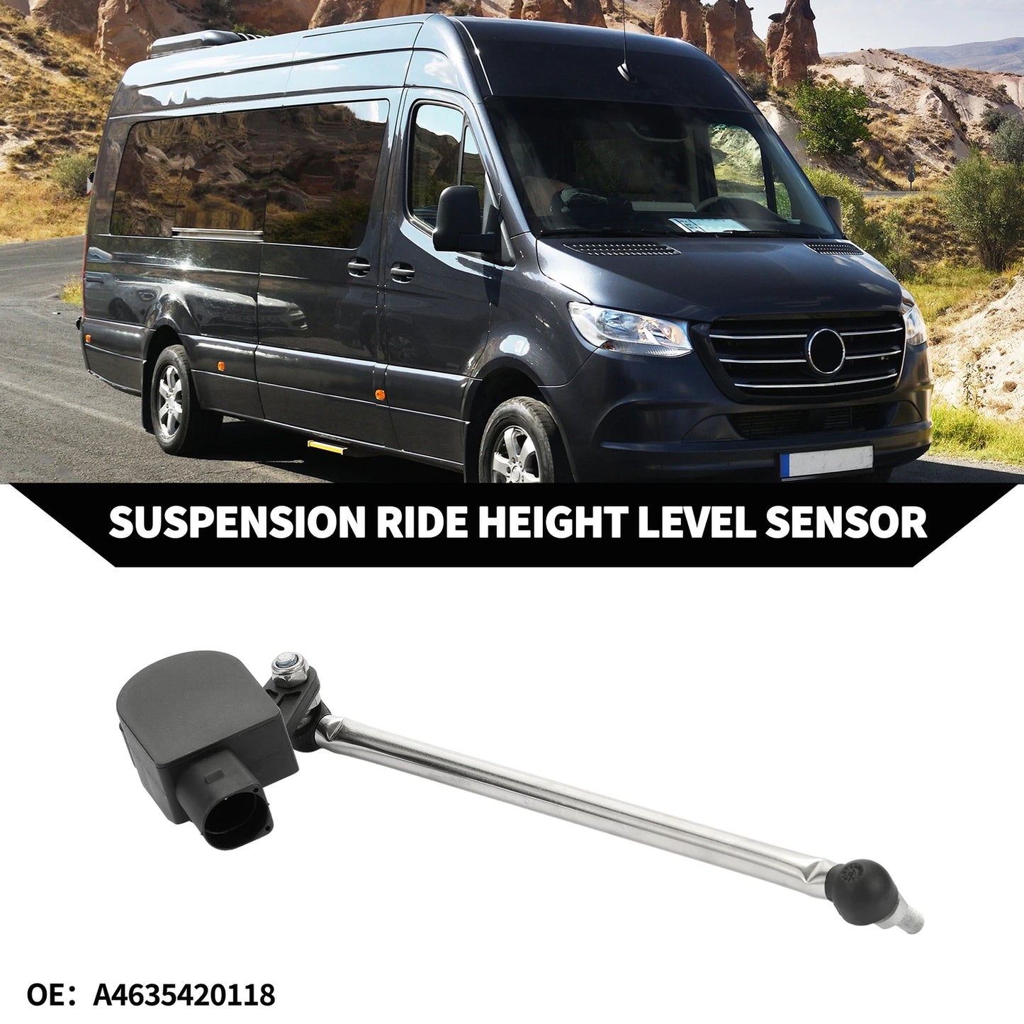 Suspension Ride Height Level Sensor for Mercedes-Benz W463 (2002–2018) A4635420118