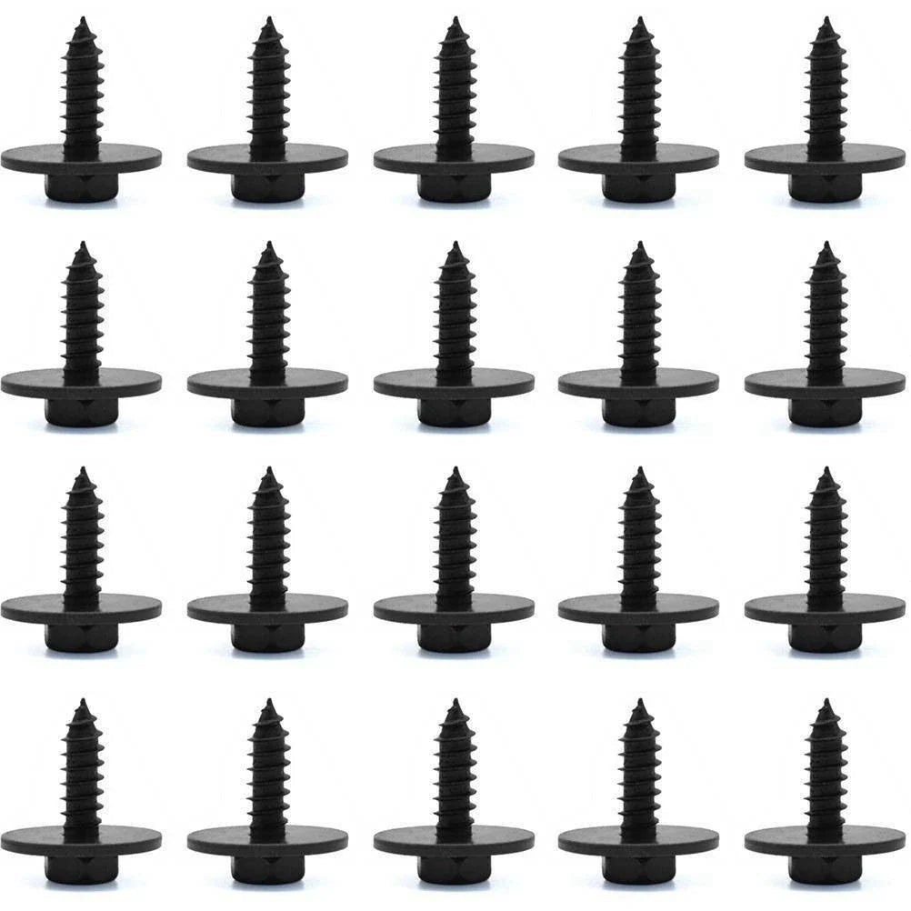 20Pcs Hex Head Screws Accessories Anti-corrosion for Bumper Engine Metal