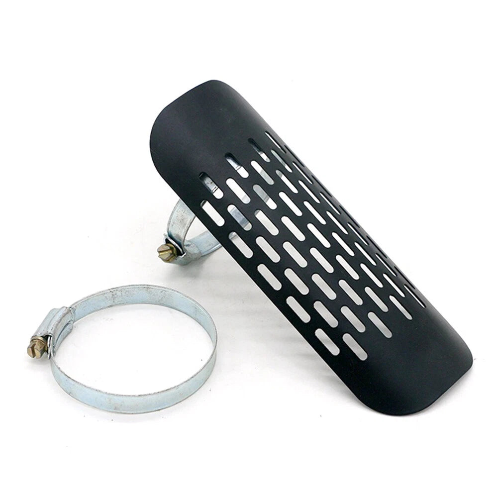 Universal Chrome Exhaust Muffler Pipe Heat Shield Cover for Motorcycle