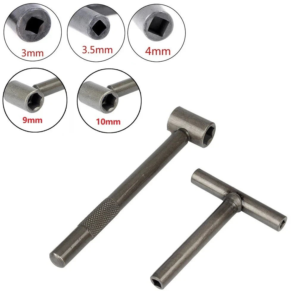 T Spanner Socket Wrench 3/3.5/4/9/10mm for Motorcycle Engine