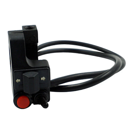 7/8" Left Motorcycle Handlebar Switch for Turn Signal, High/Low Beam, Horn