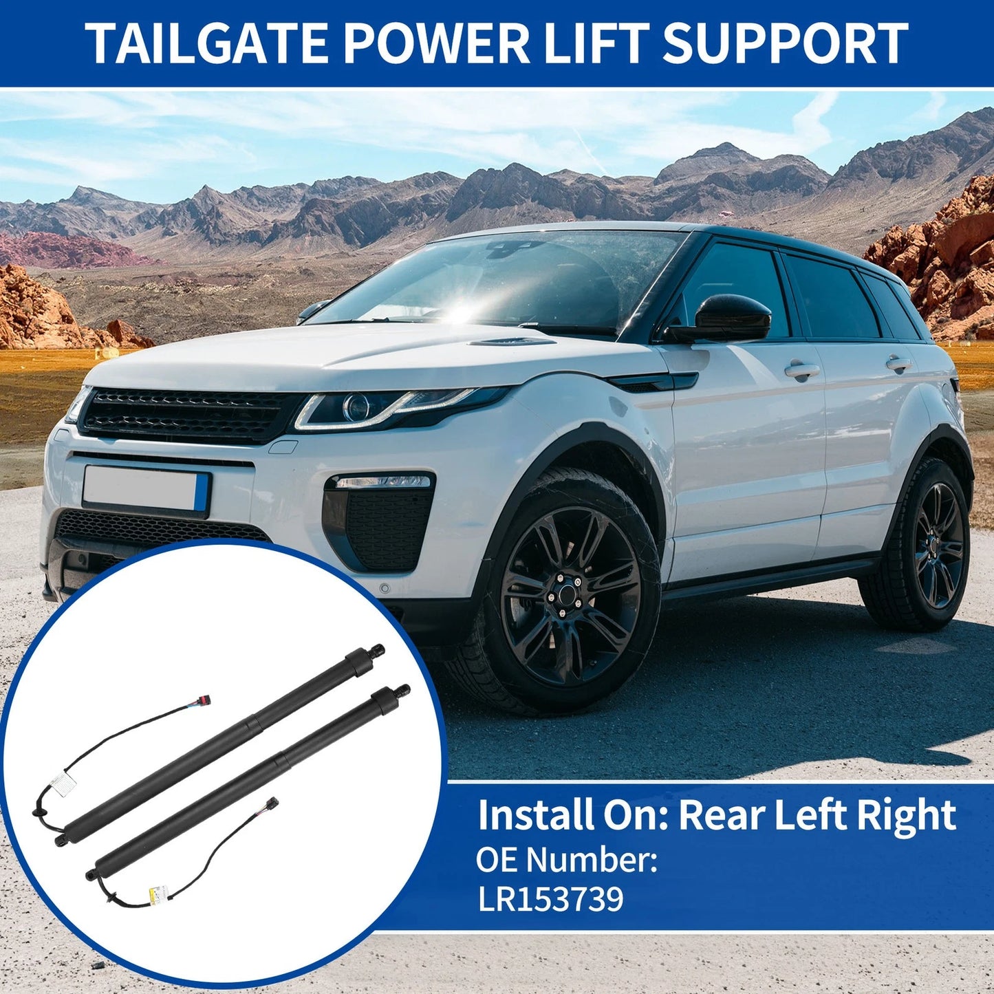 Rear Tailgate Power Lift Support for Land Rover Range Rover Evoque (2012–2019) No.LR153739