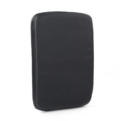 Carbon Fiber Center Console Armrest Cushion Mat Cover for Car