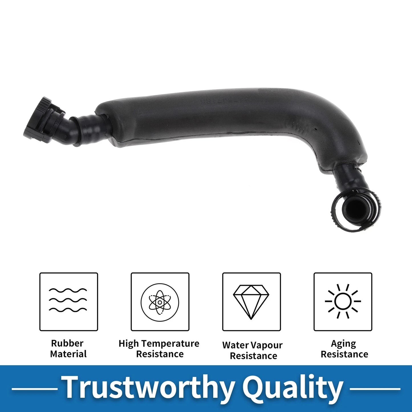 Engine Air Intake Hose for BMW 5 Series 545i (2004–2009) No. 11617547185