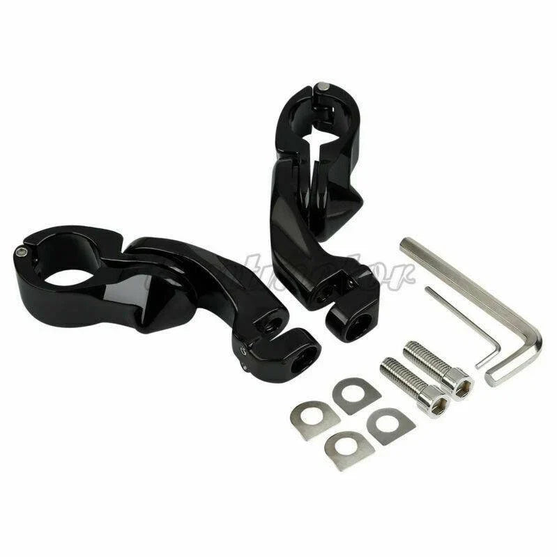 Footrest Footpeg 1 1/4'' Short Angled Mount for Harley Street Glide