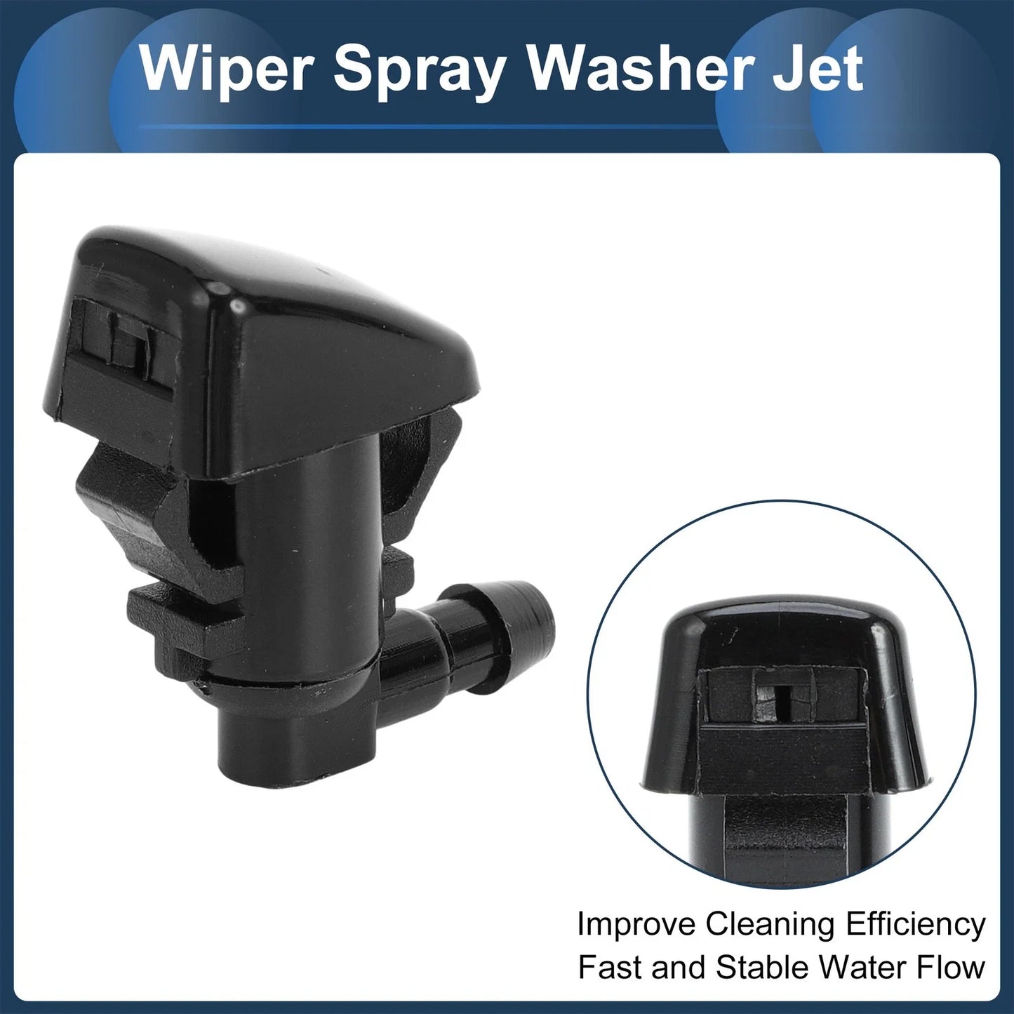 Windshield Washer Nozzle & Hose Connector for Chevrolet (2000-2006)