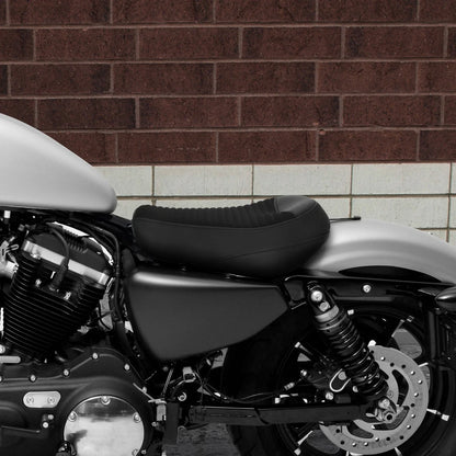 Black Rider Solo Seat for Harley Sportster XL 883 XL1200 48 (2010-2022)