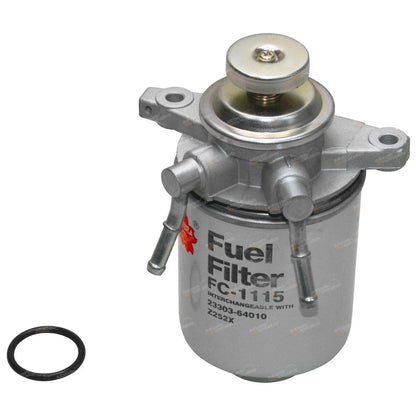 Diesel Fuel Primer Pump Assembly + Filter for Landcruiser PZJ70 PZJ73 1PZ 3.5L