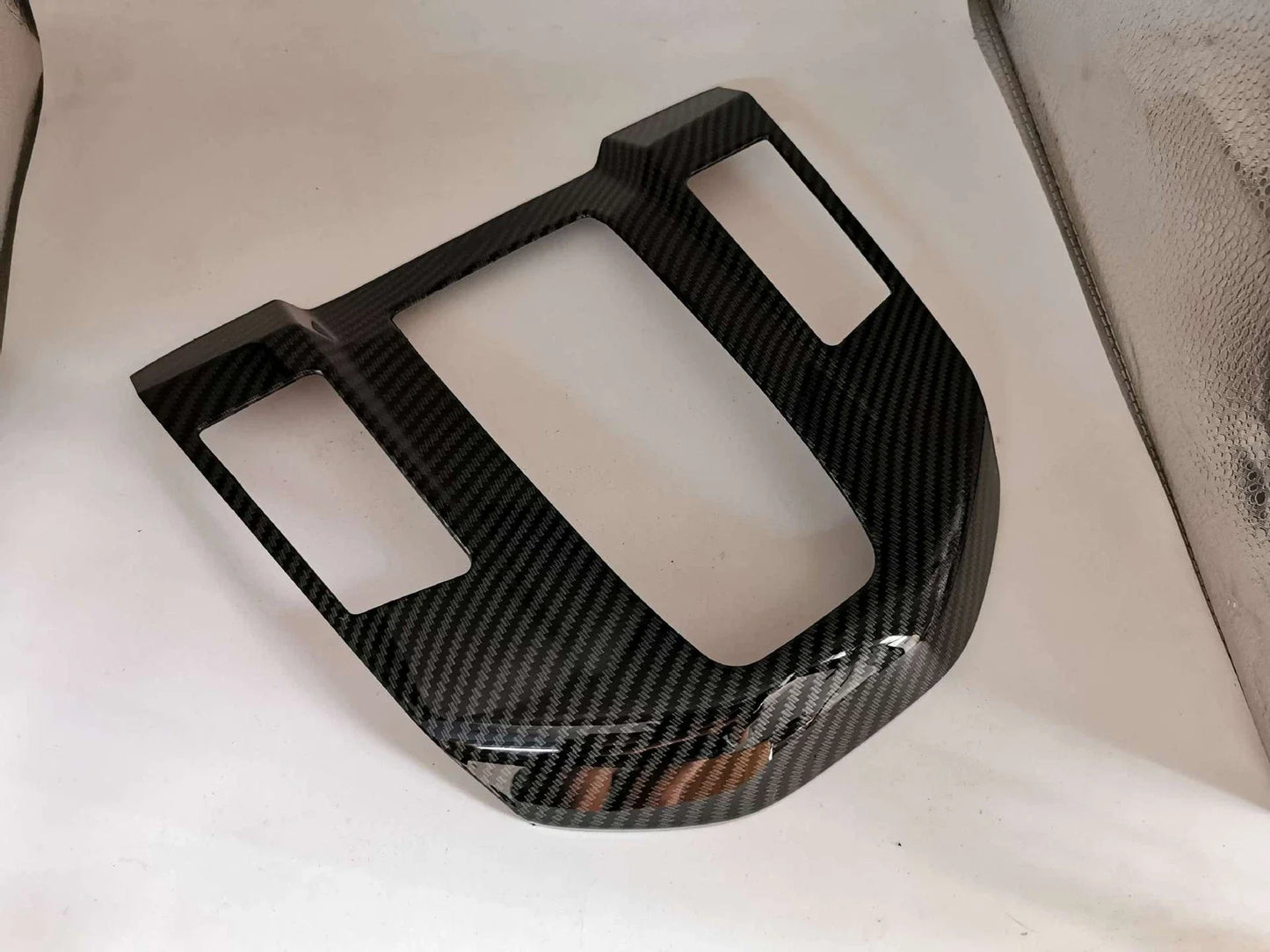 Carbon Fiber Gear Shift Frame Cover Trim for Honda CR-V Hybrid (2020–2022)