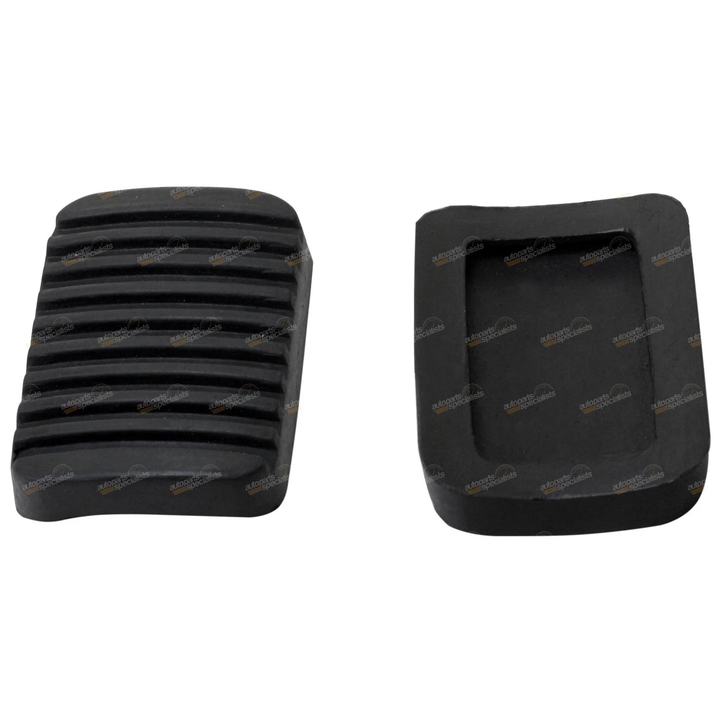 Set of 2 Brake & Clutch Pedal Rubber Pads for Landcruiser 40 Series (1958–1984)