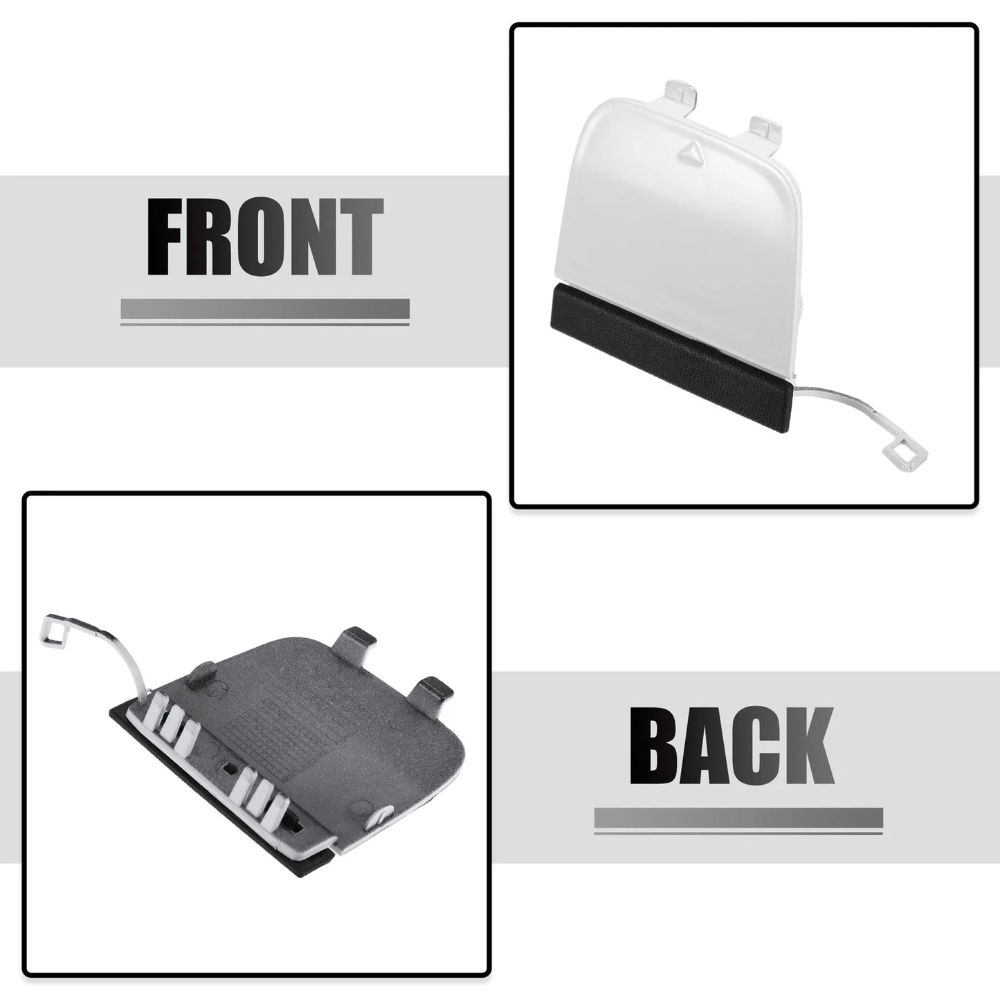 Tow Hook Cover for Mercedes-Benz GLA 45 AMG (2015–2020) White