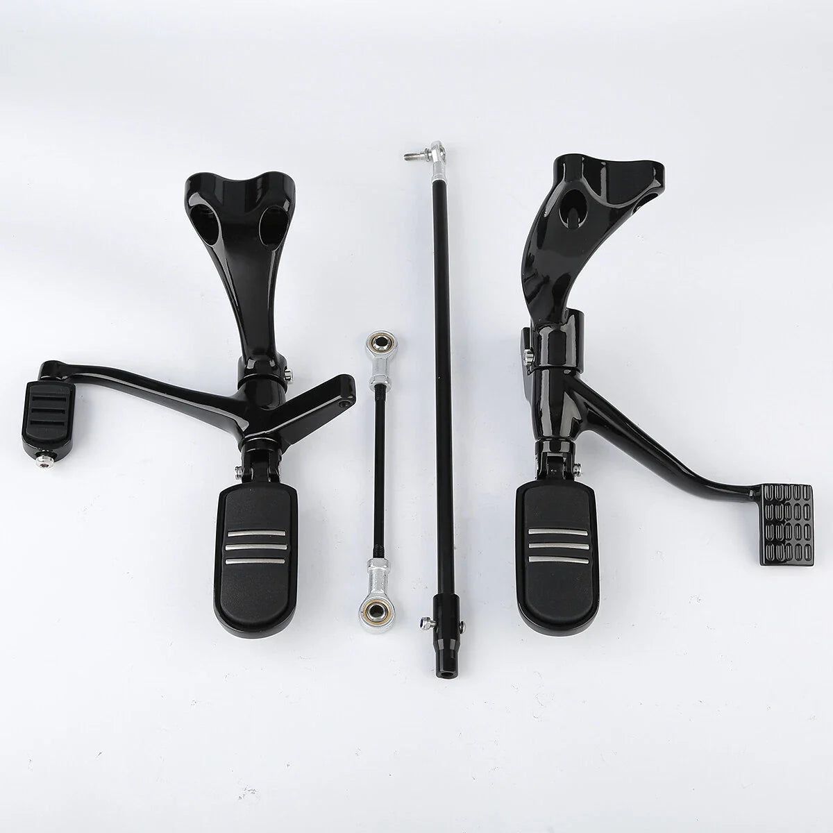 Black Forward Control Lever & Footpeg Bracket for Harley Sportster (2014-2022)