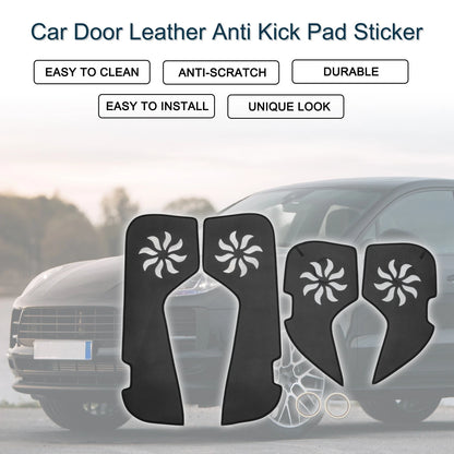 Set of 1 Car Door Leather Anti Kick Pad Sticker for Porsche Macan (2016–2024)
