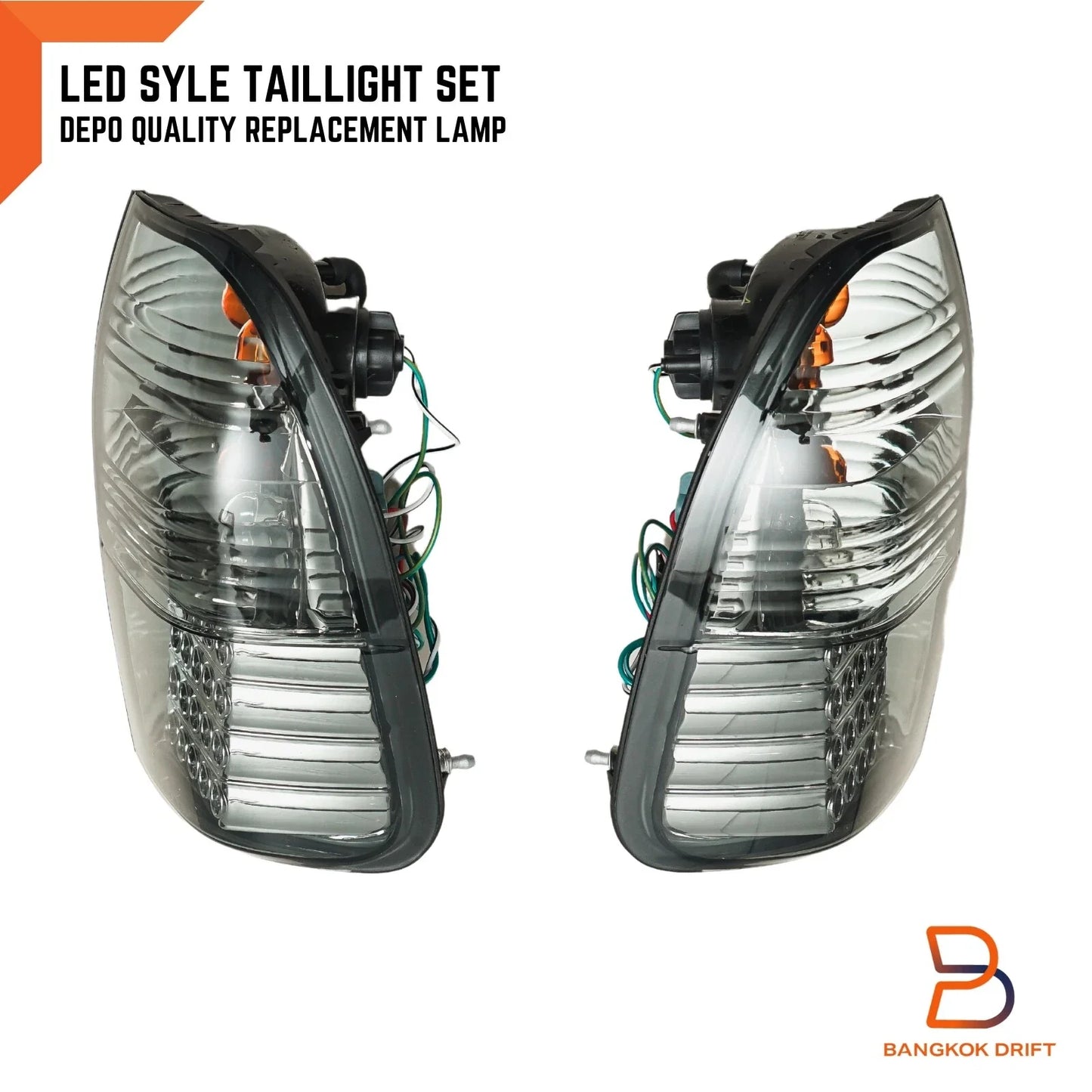 LED Smoke Tail Light for Mitsubishi Triton MK Ute (1996-2005)