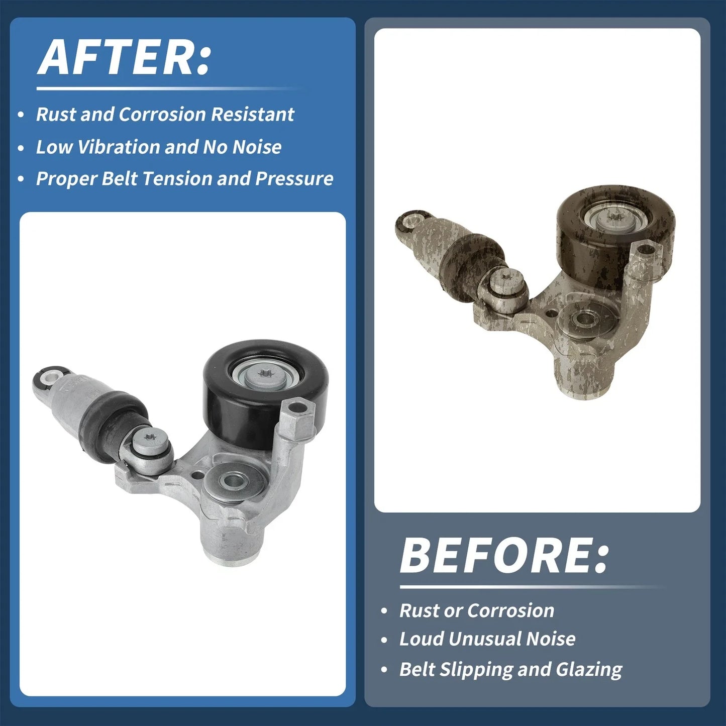 Belt Tensioner for Honda Civic (2017-2024) Metal 1 x Unit