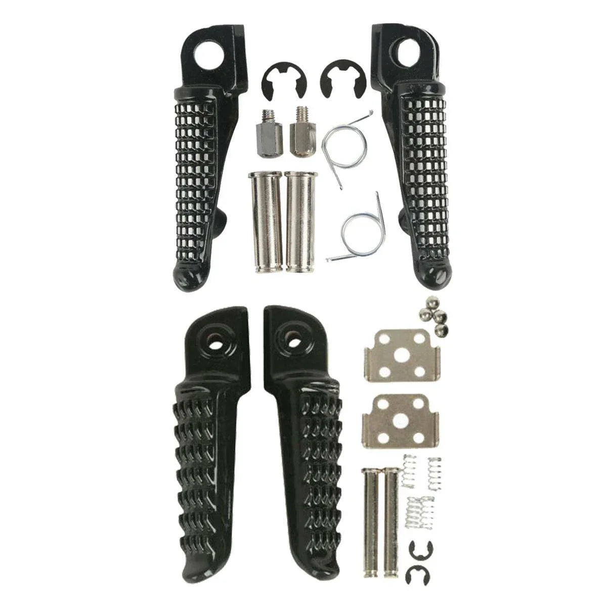 Footpegs Rests for Kawasaki Ninja ZX10R ZX6R (2004-2013, 1998-2013)