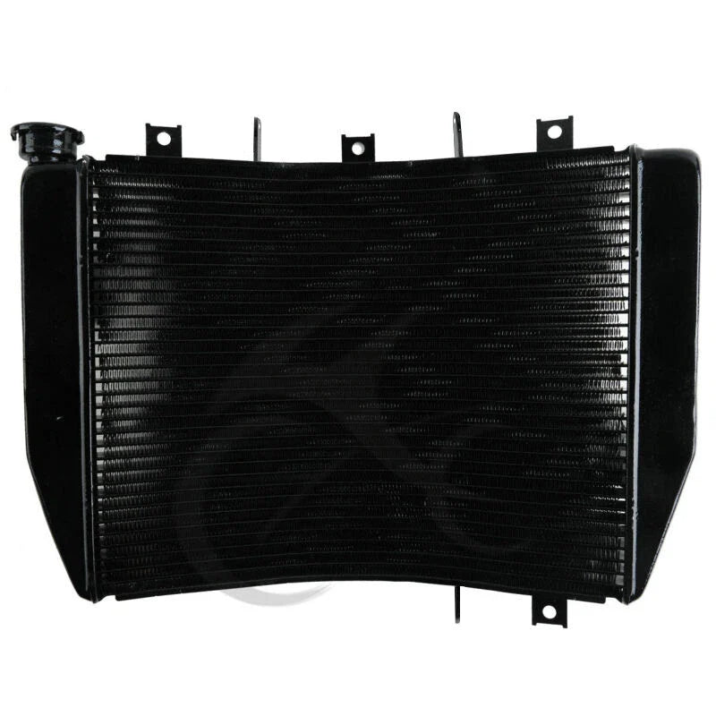 Black Radiator Engine Cooler for Kawasaki Ninja ZX6R ZX636 ZX6RR (2005-2006)