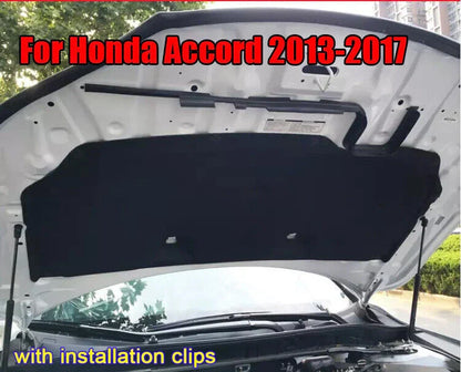 Front Engine Cover Hood Insulation Pad Heat Shield For Honda Accord (2013-2017)
