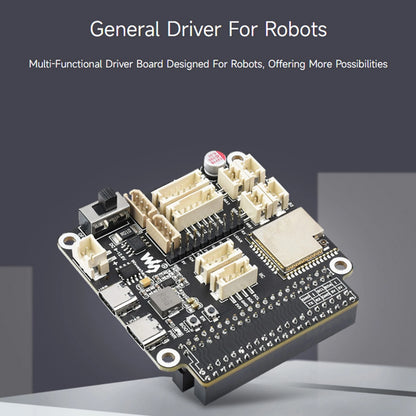 Universal Robot Driver Card for ESP32-WROOM-32 Raspberry Pi Module