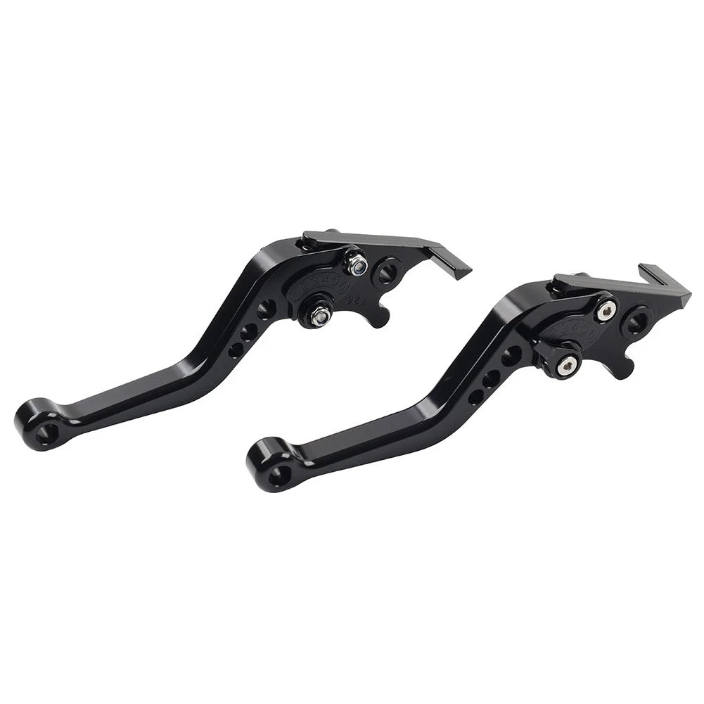 CNC Adjustable Short Brake Clutch Levers for Yamaha YZF R1 (2009–2014) Black