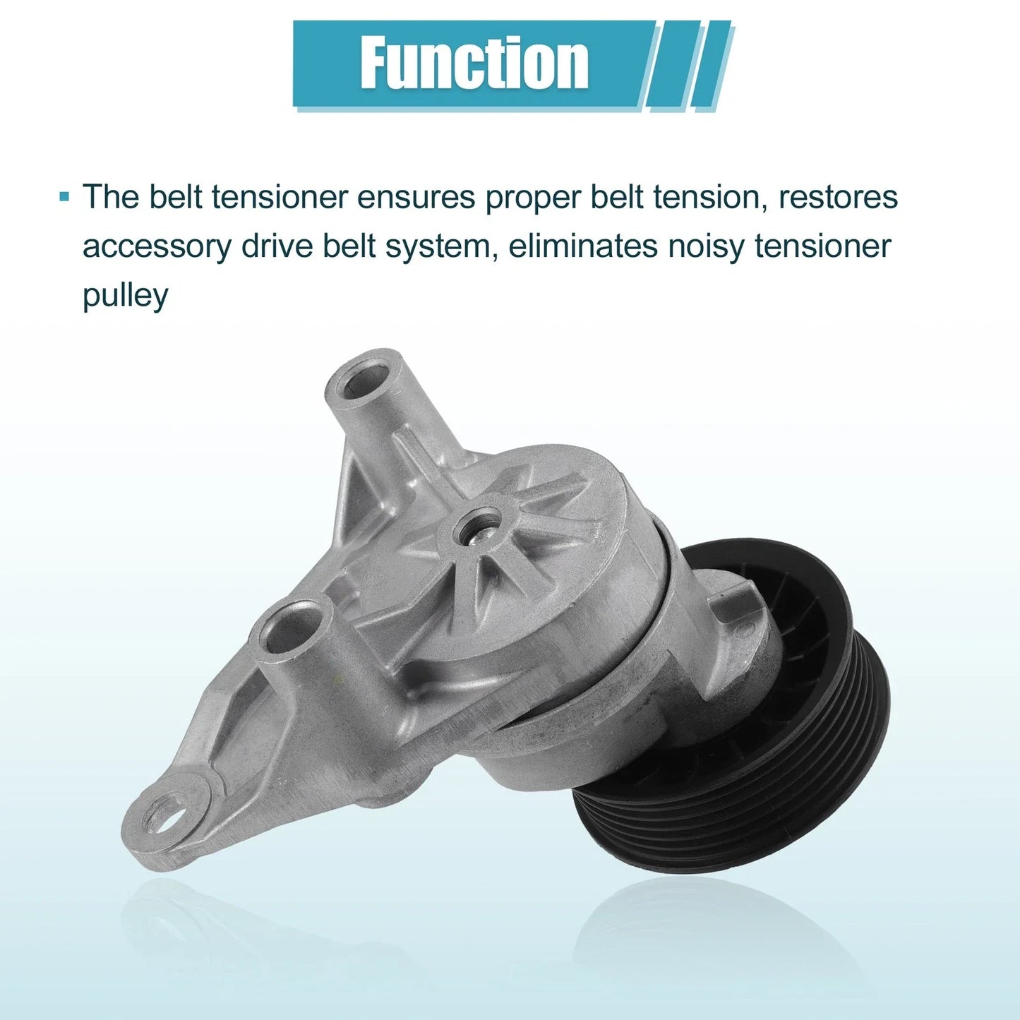 Drive Belt Tensioner Idler Pulley Assembly for Chevy Avalanche (2002-2013)