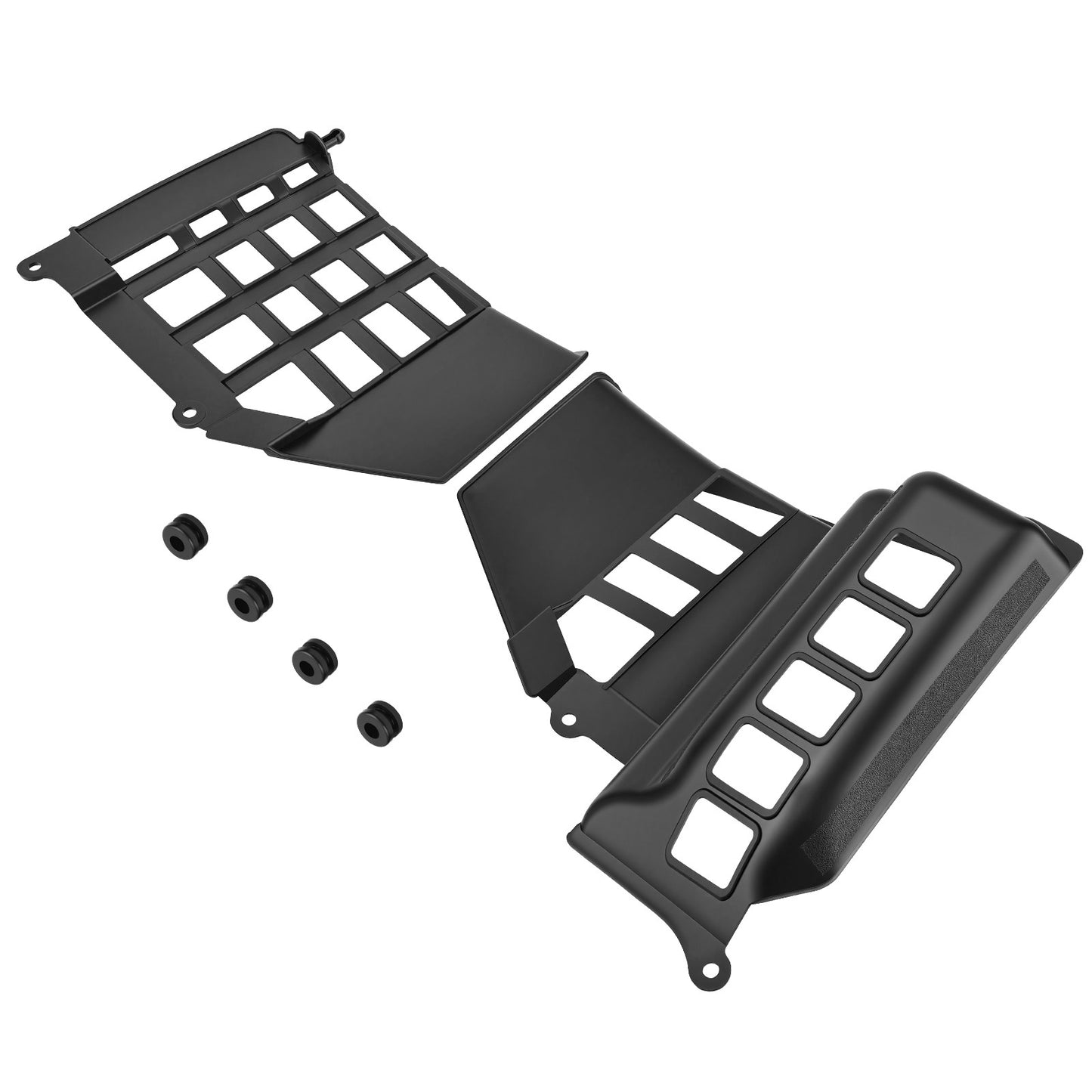 Heel Guards for Yamaha Blaster 350 (1987–2006) - Black ABS