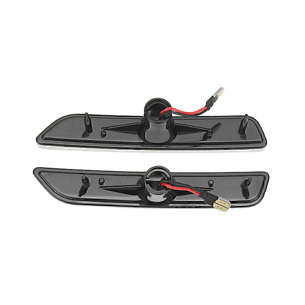 Yellow LED Front Clear Side Marker Lights for Ford Mustang (2010-2014)