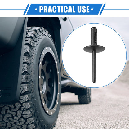 30 Pcs Fender Liner Rivet for BMW X1 (2013–2023) Durable Plastic Black