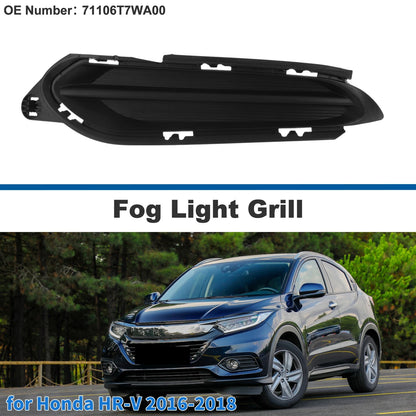 Front Left Fog Light Grill No. 71106T7WA00 for Honda HR-V (2016–2018)