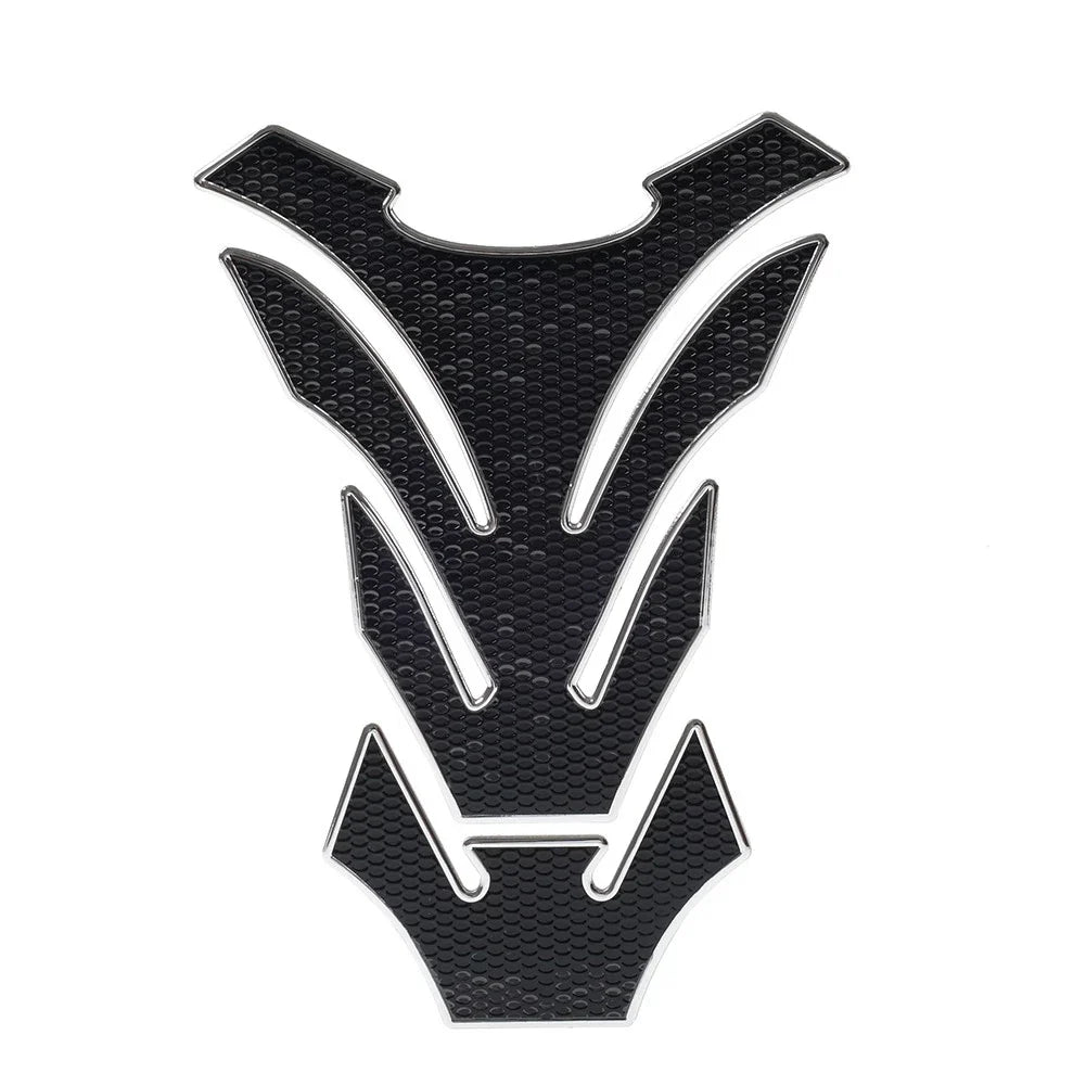 Silver Motorcycle Fuel Tank Pad Cover Protector Decal Grip