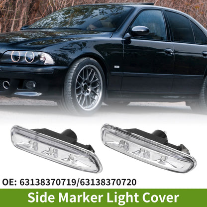 Left+Right Side Marker Light Covers for BMW (1999-2001)
