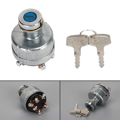 Ignition Switch for Hitachi EX200 Excavator (6 Pins, 2 Keys)