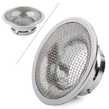 50mm Air Filter Cup Velocity Stack for PWK32 PWK34 Carb Silver