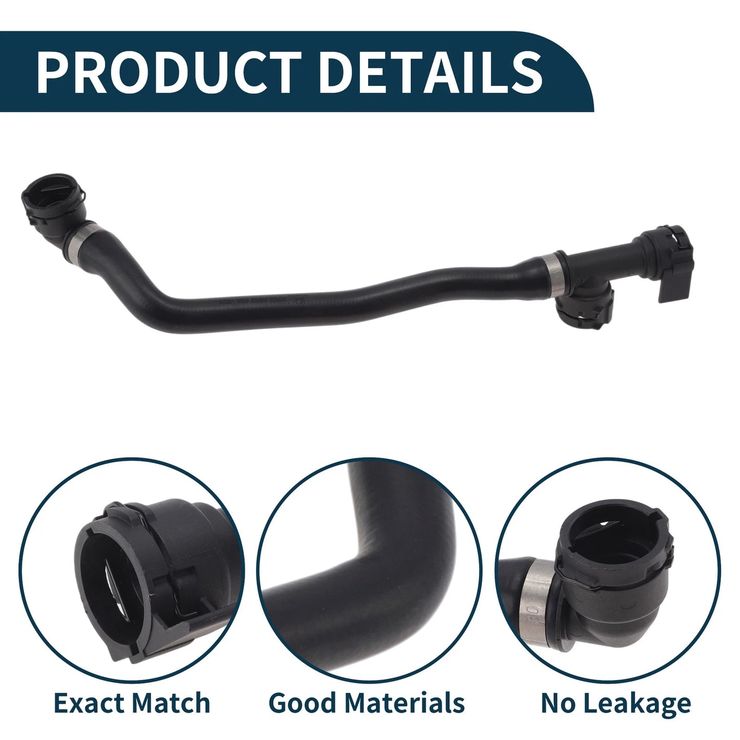 Radiator Hose No.17128602651 for BMW 530i (2017–2020)