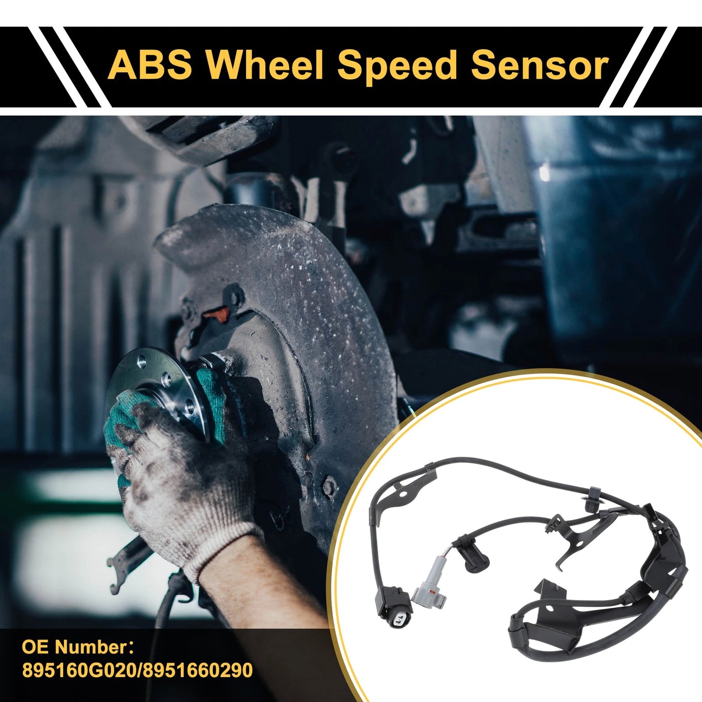 ABS Wheel Speed Sensor No. 895160G020 for Toyota 4Runner (2010–2023)