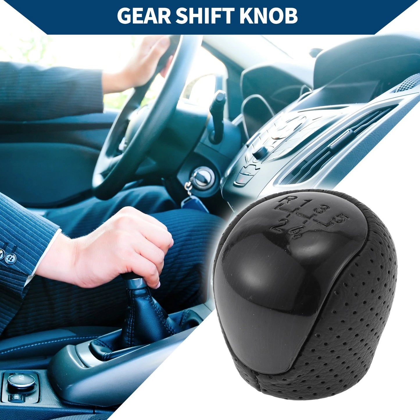 5 Speed Manual Gear Shifter Knob for Hyundai Elantra (2009–2012)