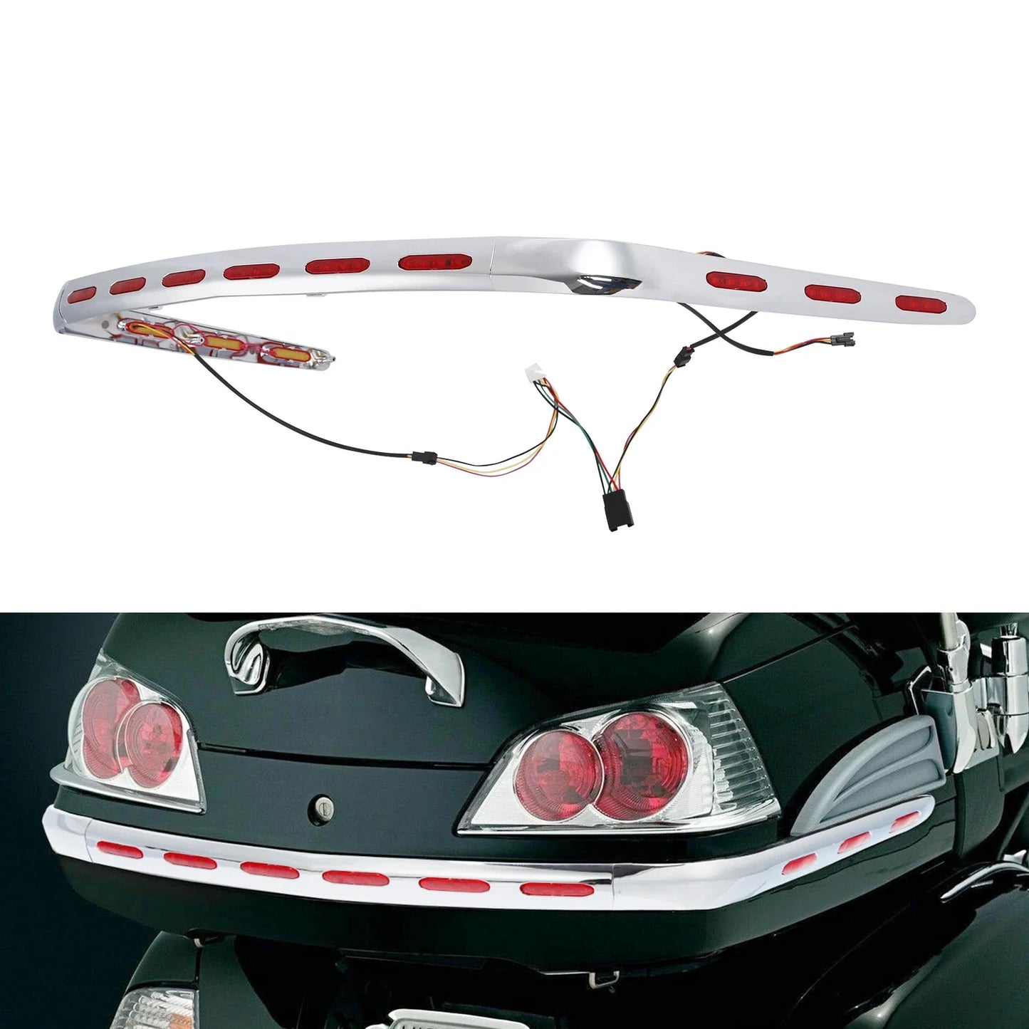 LED Trunk Decoration Trim Light for Honda Goldwing 1800 GL1800 (2001-2011)